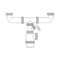 Washbasin Siphon Mirtak PVC MOST 10155 HELYETT 6077 Ft-ért!