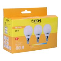   3 db LED-izzó EDM 98200 G 35 W 5 W 50 W E14 400 lm Ø 4,5 x 8 cm (3200 K) MOST 5754 HELYETT 3018 Ft-ért!