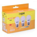   Pack of 3 LED bulbs EDM G 5 W E27 Ø 4,5 x 8 cm (3200 K) MOST 5646 HELYETT 3167 Ft-ért!