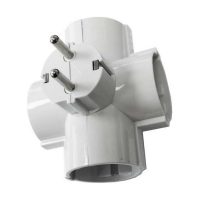   Dugaljzat tolvaj EDM E40066 Hőre lágyuló 2400 W 250 V 16 A Négyszeres MOST 6288 HELYETT 3291 Ft-ért!