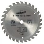   Vágólemez Wolfcraft 6733000 160 x 2,4 mm MOST 15616 HELYETT 10517 Ft-ért!