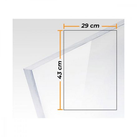 Tábla Compossar Átlátszó 3 mm Metakrilát 29 x 43 cm MOST 11857 HELYETT 6655 Ft-ért!