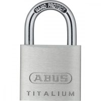   Kulccsal záródó lakat ABUS Titalium 64ti/30 Acél Alumínium normál (3 cm) MOST 9737 HELYETT 5465 Ft-ért!