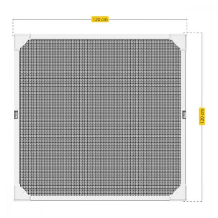 Szúnyogháló Schellenberg 117 cm Üveggyapot (100 x 120 cm) MOST 19343 HELYETT 13030 Ft-ért!