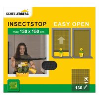   Szúnyogháló Schellenberg Easy Open Antracit (130 x 150 cm) MOST 16157 HELYETT 10880 Ft-ért!