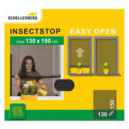 Szúnyogháló Schellenberg Easy Open Antracit (130 x 150 cm) MOST 15190 HELYETT 10227 Ft-ért!