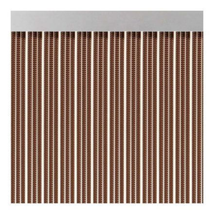 Függöny Acudam S-350 Ajtók Barna Külső PVC Alumínium Szalagok/Övek 90 x 210 cm MOST 39507 HELYETT 27556 Ft-ért!