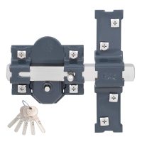  Biztonsági zár Fac 301-r/80 Acél Sötét szürke 50 mm 80 mm MOST 43567 HELYETT 30392 Ft-ért!
