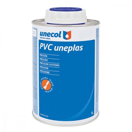 Adhesive for PVC pipe Unecol Uneplas A2040 Ecset 1 L MOST 18524 HELYETT 12476 Ft-ért!