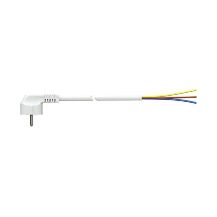 Tápkábel Solera 7000/3 Schuko 4,8 mm 250 V Fehér 16 A 3 x 1,5 mm 3 m MOST 13512 HELYETT 8086 Ft-ért!