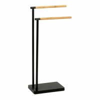   Álló Törölközőtartó Andrea House ba72130 Fekete Fém 30 x 20 x 78 cm MOST 33227 HELYETT 23174 Ft-ért!