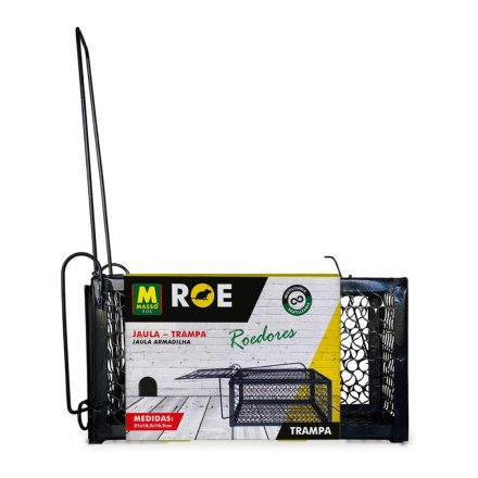 Rágcsálócsapda Massó ROE 231703 Fekete 20 x 10,5 x 10,5 cm MOST 10310 HELYETT 5787 Ft-ért!