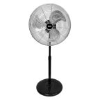   Álló Ventilátor EDM Matt fekete 80 W Ø 50 cm ipari MOST 45137 HELYETT 31483 Ft-ért!