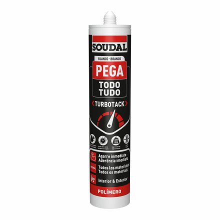 Mounting adhesive Soudal Turbotack 160280 290 ml MOST 11284 HELYETT 6333 Ft-ért!