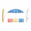 Beach umbrella Csíkos Ø 180 cm MOST 16358 HELYETT 11013 Ft-ért!