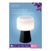 LED-es lámpa Bluetooth hangszóróval és vezeték nélküli töltővel Lumineo 894415 Fekete Újratölthető MOST 59655 HELYETT 45398 Ft-ért!