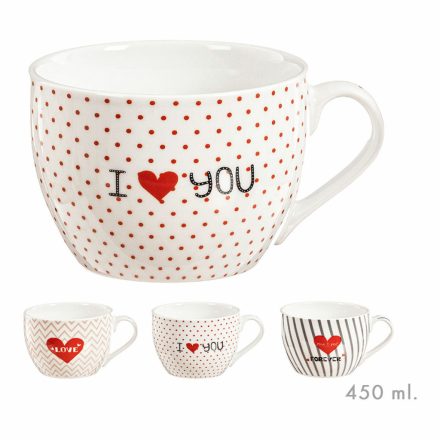 Taza Bögre Kozina Valentin nap 495 ml MOST 7038 HELYETT 3687 Ft-ért!