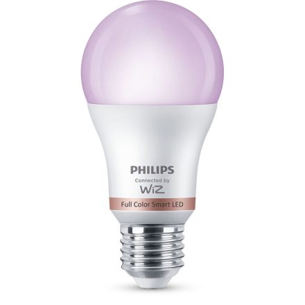 Okos Izzó Philips Wiz Full Colors F 8,5 W E27 806 lm (2200-6500 K) MOST 19777 HELYETT 13319 Ft-ért!