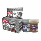   Two component epoxy adhesive Fusion Epoxy Black Label Unoa98 Egyetemes Sötét szürke 100 g MOST 18771 HELYETT 11236 Ft-ért!