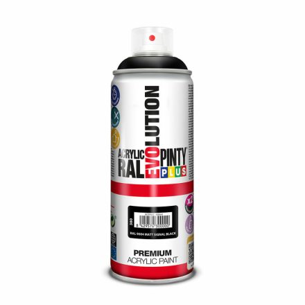 Spray festék Pintyplus Evolution RAL 9004 Signal Black 400 ml Matt MOST 7897 HELYETT 4431 Ft-ért!