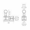 Awning support Micel TLD01 Fehér 6,9 x 3,07 x 7,32 cm 2 Darabok Korlátoszlop MOST 28021 HELYETT 18867 Ft-ért!