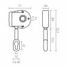 Roll-up awning mechanism Micel TLD05 Fehér 7,7 x 3,5 x 17,5 cm Kézi 1:11 MOST 43737 HELYETT 33286 Ft-ért!