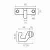 Awning hook Micel TLD11 Fehér 65 x 57,5 x 35,5 mm (1 egység) MOST 11261 HELYETT 6317 Ft-ért!