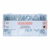   Szemszerű csavarok készlete Black & Decker 151 Darabok MOST 8206 HELYETT 4605 Ft-ért!