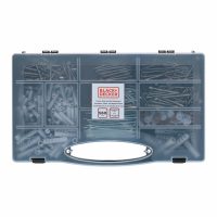   Csavarok, tiplik és szögek készlete Black & Decker 560 Darabok MOST 26227 HELYETT 17660 Ft-ért!