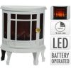 Karácsonyfagömb Lifetime Fehér Kandalló 25 x 12,5 x 30 cm LED Fény MOST 28717 HELYETT 20033 Ft-ért!