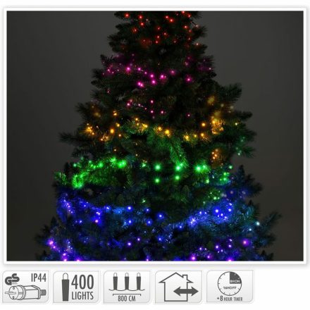 LED-es fény fűzér Lifetime 8 m Többszínű MOST 23273 HELYETT 15676 Ft-ért!