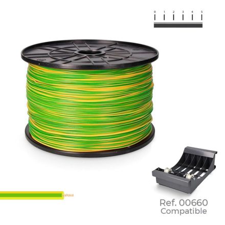 Egyszálú elektromos kábel Sediles Kétszínű 400 m h07z1-k Tekercs MOST 177340 HELYETT 149860 Ft-ért!