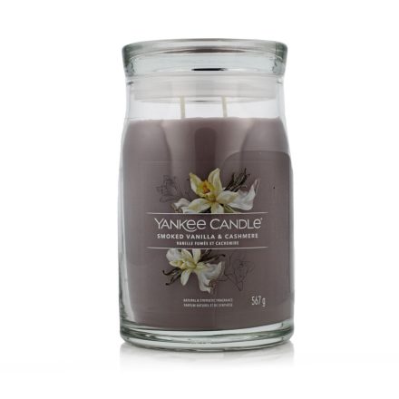 Illatosított Gyertya Yankee Candle Smoked Vanilla & Cashmere 567 g MOST 41788 HELYETT 28474 Ft-ért!