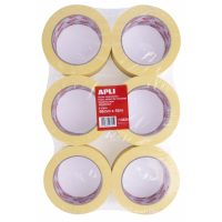   Ragasztószalag Apli Karosszéria Festő Sárga 6 Darabok 48 mm x 45 m MOST 18060 HELYETT 12592 Ft-ért!