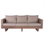   Kerti kanapé Patsy 220 x 89 x 64,50 cm Fa Rattan MOST 945642 HELYETT 719736 Ft-ért!