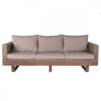   Kerti kanapé Patsy 220 x 89 x 64,50 cm Fa Rattan MOST 945642 HELYETT 719736 Ft-ért!