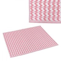   Kültéri szőnyeg Naxos 160 x 230 x 0,5 cm Rózsaszín Fehér polipropilén MOST 30783 HELYETT 19743 Ft-ért!