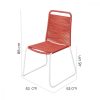 градински стол Antea 57 x 61 x 90 cm Piros Kötél MOST 49817 HELYETT 36642 Ft-ért!