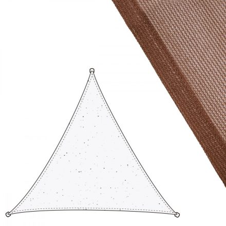 Árnyékolók Vela sombreo Csokoládé 3 x 3 m 300 x 300 x 0,5 cm Napellenző MOST 22484 HELYETT 14419 Ft-ért!