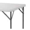 Összecsukható Asztal Fehér HDPE 87 x 87 x 74 cm MOST 48873 HELYETT 32914 Ft-ért!