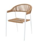   градински стол Neska Fehér Alumínium szintetikus rattan 56 x 59,5 x 81 cm MOST 143649 HELYETT 108100 Ft-ért!