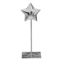  Dekoratív Figura Csillag Ezüst 10 x 10 x 28 cm MOST 12197 HELYETT 6846 Ft-ért!