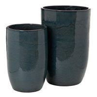   Váza 52 x 52 x 80 cm Kerámia Kék (2 egység) MOST 325993 HELYETT 224096 Ft-ért!