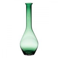  Váza Zöld Üveg 12 x 12 x 33 cm MOST 16056 HELYETT 9607 Ft-ért!
