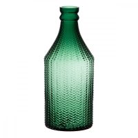   Váza 11,7 x 11,7 x 30 cm Zöld Üveg MOST 14703 HELYETT 8805 Ft-ért!