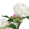 Dekor növény 34 x 30 x 59 cm Krémszín Pünkösdi rózsa MOST 27526 HELYETT 17652 Ft-ért!