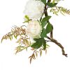 Dekorációs virágok 160 x 30 x 24 cm Fehér Pünkösdi rózsa MOST 41703 HELYETT 28085 Ft-ért!