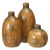 Váza 17,5 x 17,5 x 18 cm Kerámia Mustár MOST 12870 HELYETT 7705 Ft-ért!