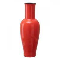   Váza 21,5 x 21,5 x 52,5 cm Kerámia Narancszín MOST 40752 HELYETT 27449 Ft-ért!