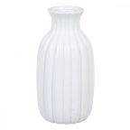   Váza 16,5 x 16,5 x 32 cm Kerámia Fehér MOST 21687 HELYETT 13906 Ft-ért!
